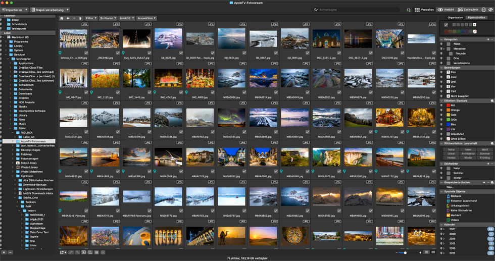 Benutzeroberfläche: ACDSee Photo Studio für Mac 7