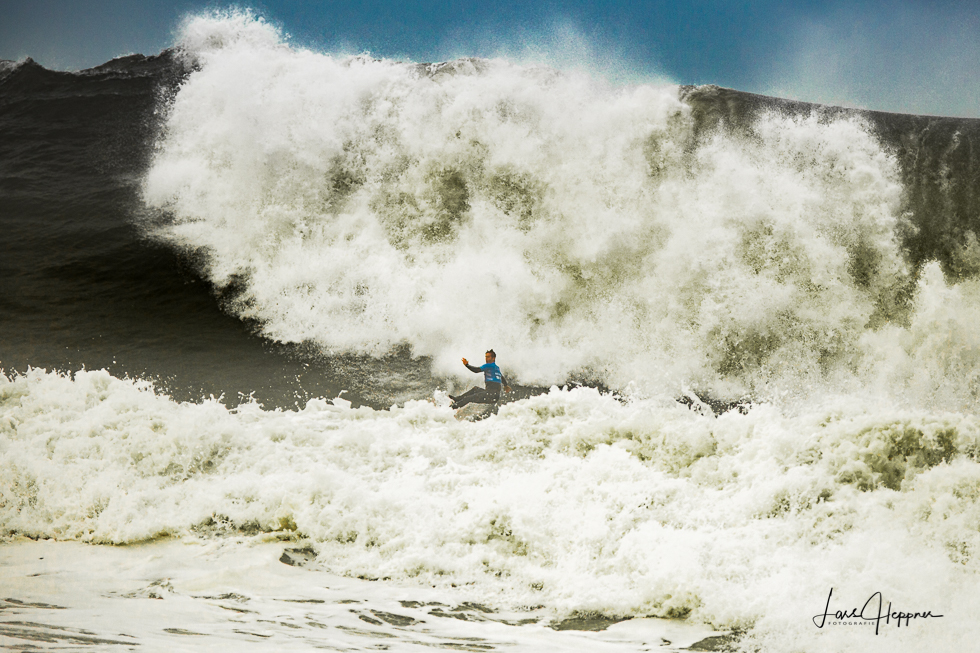 Big Wave Surfer in Nazaré