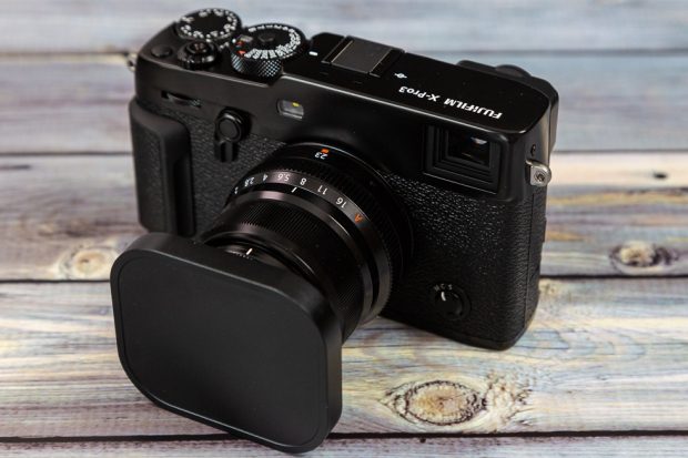 Fujifilm X-Pro3 Frontansicht mit dem Fujinion 23mm ƒ2.0