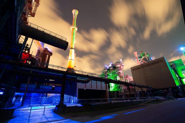 Landschaftspark Duisburg ohne Nisi Natural Night Filter