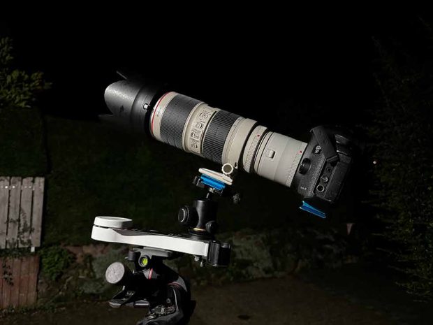 Kamera Setup für die Mond-Fotografie